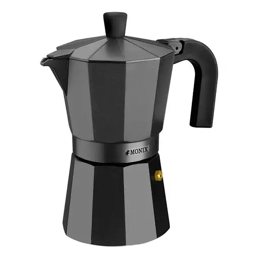 Cafeteras italianas Negro 3 cups M640003 MONIX