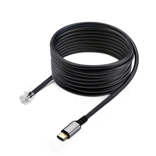 StarTech.com Adaptador USB-C a RJ9 para Auriculares con Micrófono - Adaptador USB StarTech.com Adaptador USB-C a RJ9 para Auriculares con Micrófono - Adaptador USB
