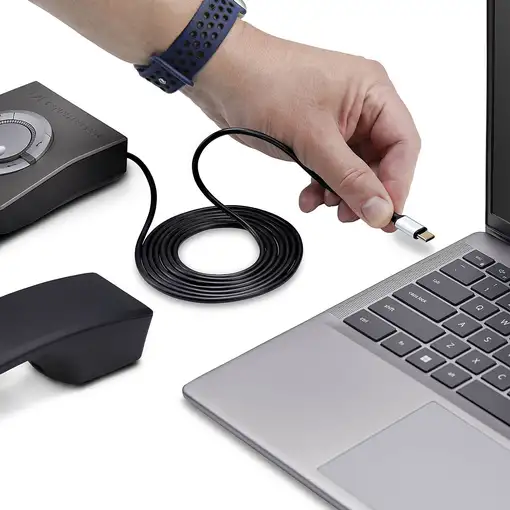 StarTech.com Adaptador USB-C a RJ9 para Auriculares con Micrófono - Adaptador USB