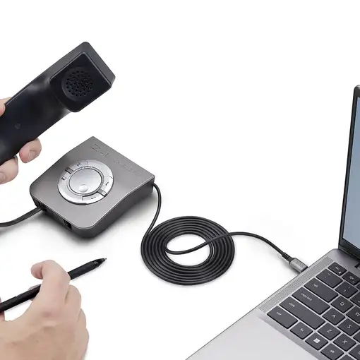 StarTech.com Adaptador USB-C a RJ9 para Auriculares con Micrófono - Adaptador USB
