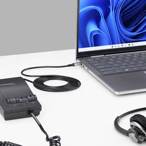StarTech.com Adaptador USB-C a RJ9 para Auriculares con Micrófono - Adaptador USB