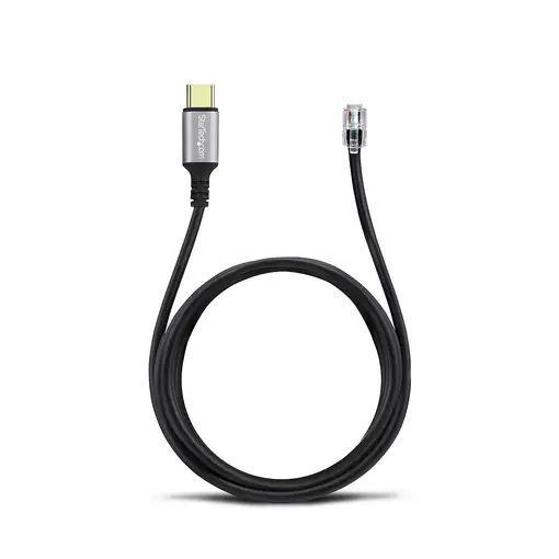 StarTech.com Adaptador USB-C a RJ9 para Auriculares con Micrófono - Adaptador USB