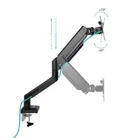 TooQ DB1334TNR-B soporte para monitor 86,4 cm (34'') Escritorio Negro