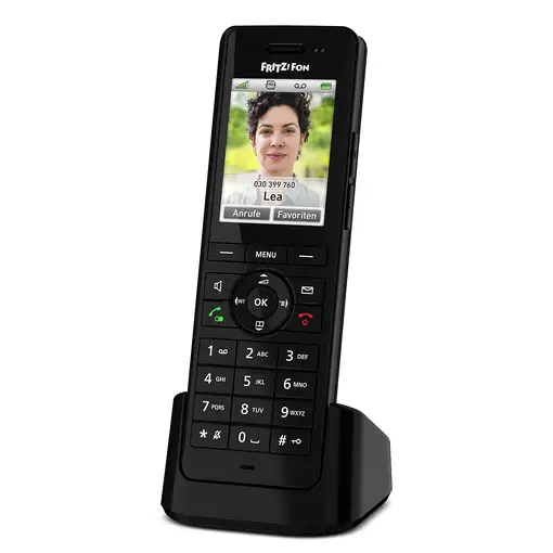 Fon FRITZ! X6 Teléfono DECT Identificador de llamadas Negro Fon FRITZ! X6 Teléfono DECT Identificador de llamadas Negro