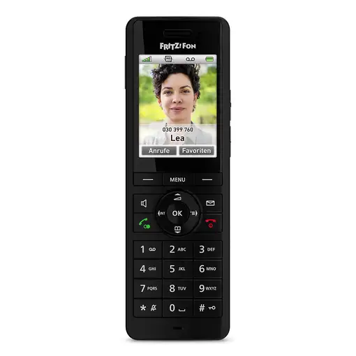 Fon FRITZ! X6 Teléfono DECT Identificador de llamadas Negro