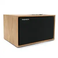 Altavoz Bluetooth 5.3, 50W, AUX 3.5mm, ajustes graves/agudos, madera Thomson W302 Altavoz Bluetooth 5.3, 50W, AUX 3.5mm, ajustes graves/agudos, madera Thomson W302