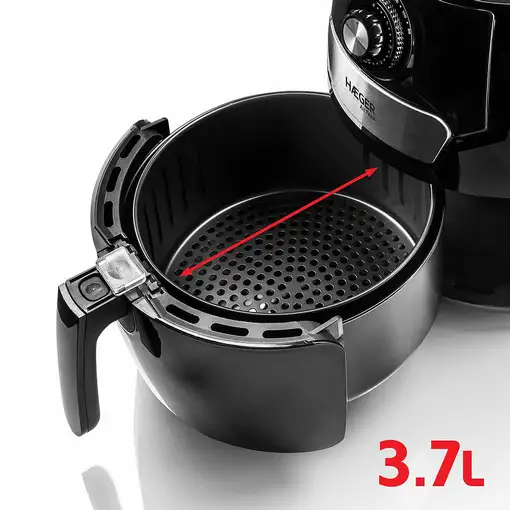 Freidora de aire 4.2 L Negro AF-M37.002A HAEGER