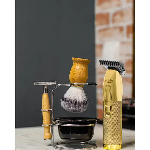 Adler AD 2836G depiladora para la barba Batería 4 6 mm Oro