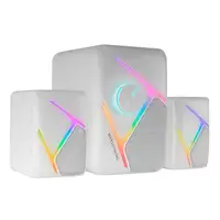 Mars Gaming MS-H21, Altavoces Gaming RGB 2.1 y Subwoofer 35W, Sistema Drivers Inve