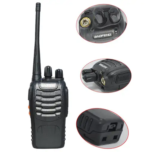 Pack 2 Walkie Talkies Klack UHF 400-470 MHz con Base de Carga