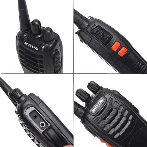 Pack 2 Walkie Talkies Klack UHF 400-470 MHz con Base de Carga