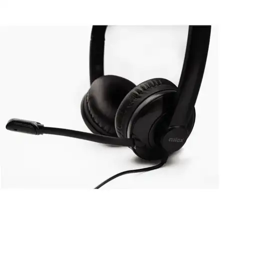 Nilox Auriculares estéreo USB 2.0 con micrófono