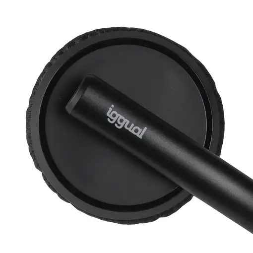 iggual ENC 3030 Auriculares Alámbrico Diadema Oficina/Centro de llamadas Negro