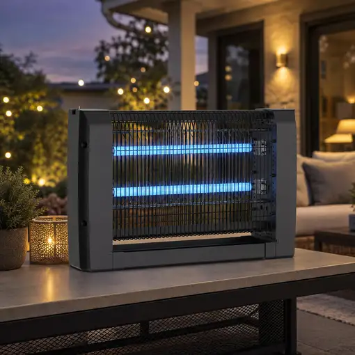 Lámpara UV Antimosquitos Klack 9W con 2 Tubos LED y Alcance 50 m²