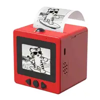 Mini Impresora Térmica Klack AI Printer Bluetooth WiFi Recargable Roja Mini Impresora Térmica Klack AI Printer Bluetooth WiFi Recargable Roja