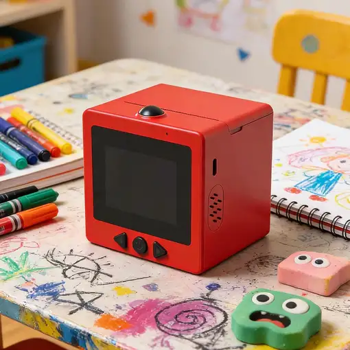 Mini Impresora Térmica Klack AI Printer Bluetooth WiFi Recargable Roja