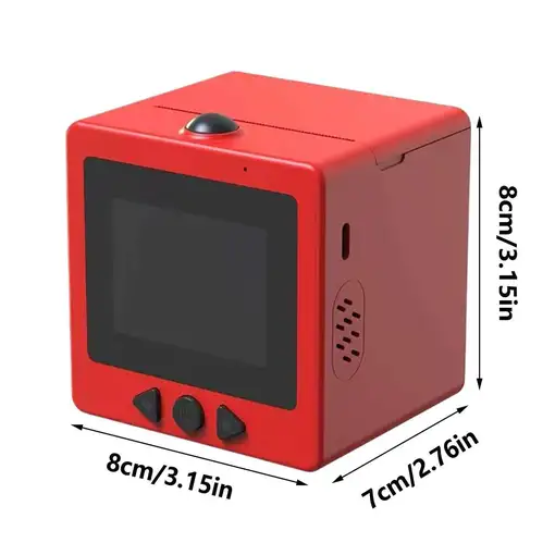 Mini Impresora Térmica Klack AI Printer Bluetooth WiFi Recargable Roja