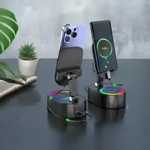 Altavoz Klack Bluetooth 5W Recargable con Luces LED e Inducción
