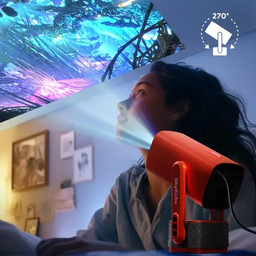 Proyector portátil Klack SkyEcho FreeONE 4K con Android y WiFi 6