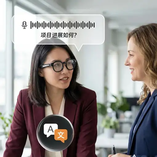 Gafas inteligentes Klack AIMB-S1 con cámara, audio y traducción IA