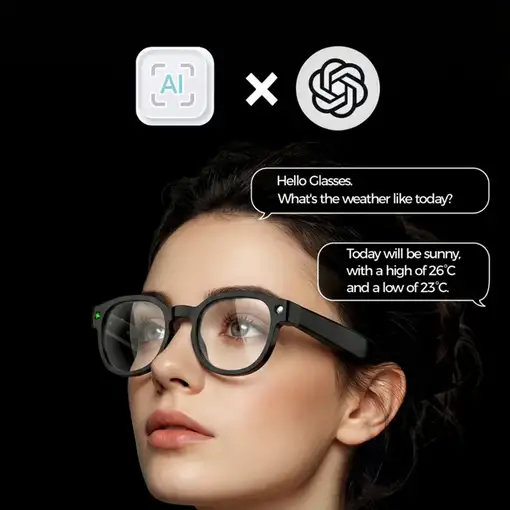 Gafas inteligentes Klack AIMB-S1 con cámara, audio y traducción IA