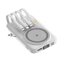 Powerbank magnética Klack 10000mAh 15W con soporte y pantalla LED Powerbank magnética Klack 10000mAh 15W con soporte y pantalla LED
