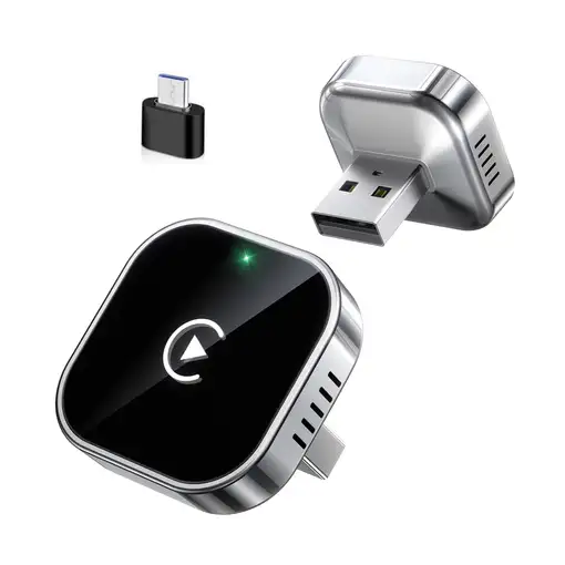 Adaptador inalámbrico Klack CarPlay y Android Auto Bluetooth 5.0 Adaptador inalámbrico Klack CarPlay y Android Auto Bluetooth 5.0