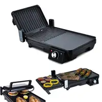 Parrilla multifunción Klack 2 en 1 grill y plancha 2000W apertura 180° Parrilla multifunción Klack 2 en 1 grill y plancha 2000W apertura 180°