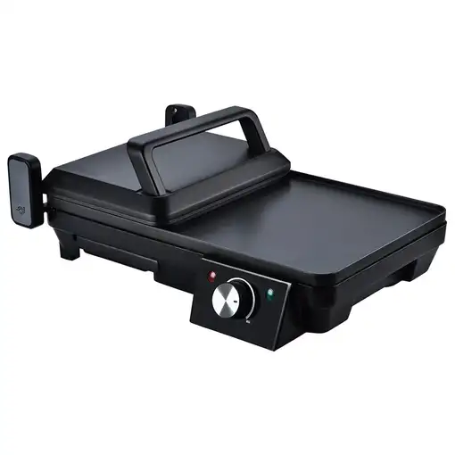 Parrilla multifunción Klack 2 en 1 grill y plancha 2000W apertura 180°