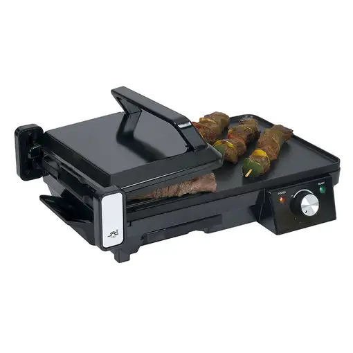 Parrilla multifunción Klack 2 en 1 grill y plancha 2000W apertura 180°
