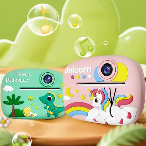 Cámara Infantil Klack con Impresión Instantánea y Vídeo Verde