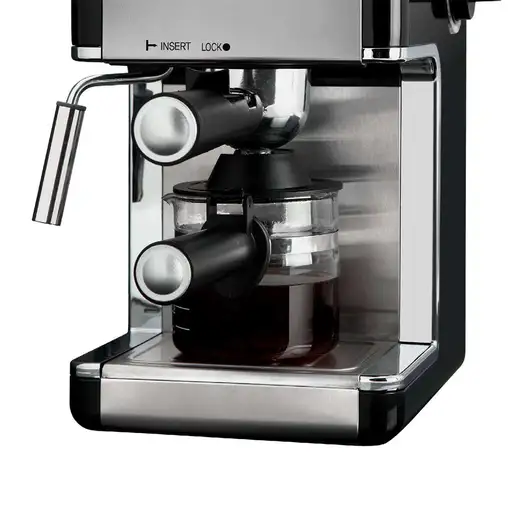 Cafetera Espresso Klack 3,5 Bares 4 Tazas 800W Acero Inoxidable