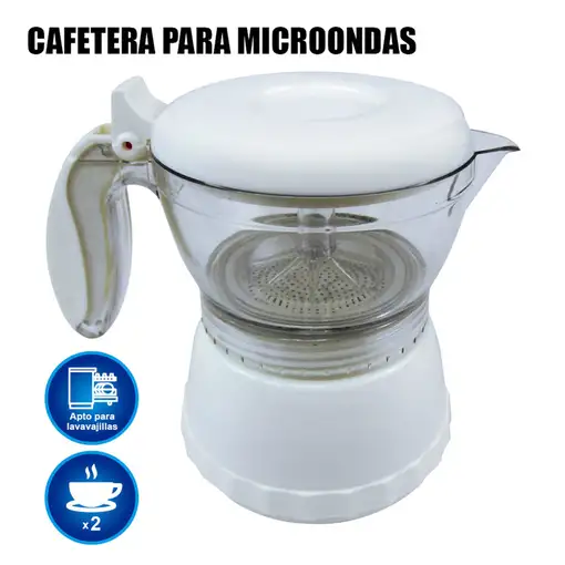 Cafetera Italiana Klack para Microondas