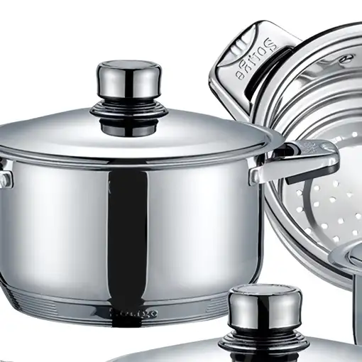 Batería de Cocina Klack 16 Piezas Acero Inoxidable Inducción
