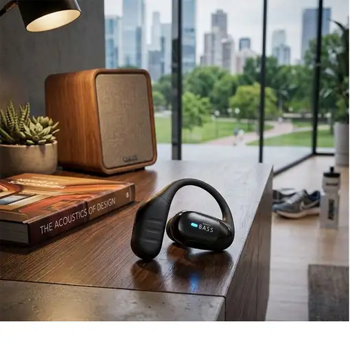 Auriculares Bluetooth Klack Heavy Bass AI-2 Open-Ear con Traductor
