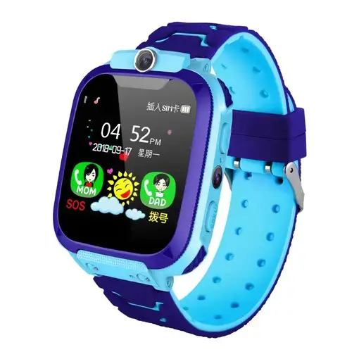 Pack 2 Relojes GPS Niños KLACK 4G, SOS, Cámara, Azul y Rosa