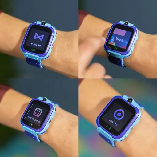 Pack 2 Relojes GPS Niños KLACK 4G, SOS, Cámara, Videollamada, Rosa