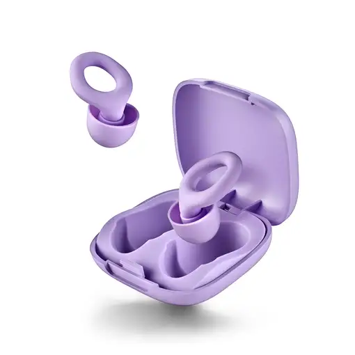 Tapones silicona para los oidos con reducción de ruido Noon Purple| NGS Tapones silicona para los oidos con reducción de ruido Noon Purple| NGS