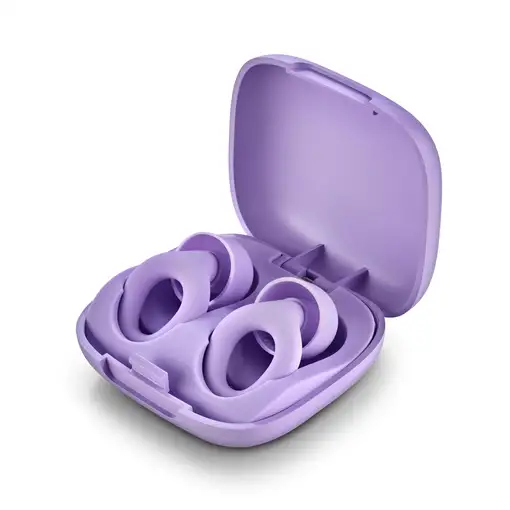 Tapones silicona para los oidos con reducción de ruido Noon Purple| NGS