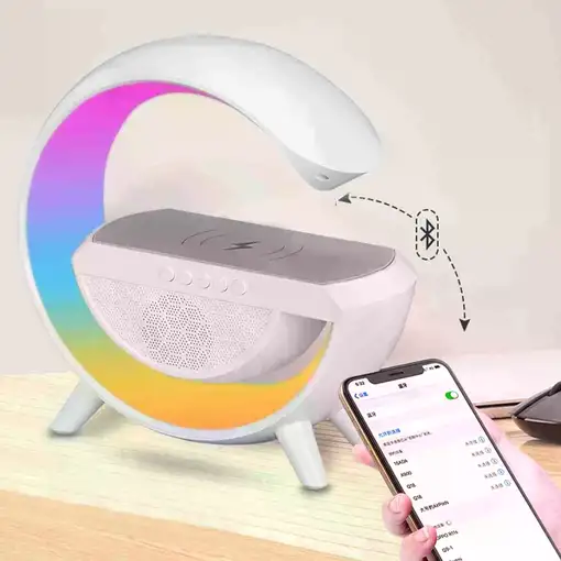 Altavoz Lámpara Bluetooth Klack con Carga Inalámbrica Tipo G