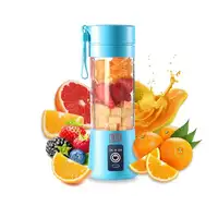 Batidora Licuadora Portátil Klack 380ml con 6 Cuchillas Azul Batidora Licuadora Portátil Klack 380ml con 6 Cuchillas Azul