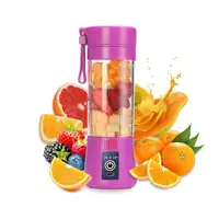 Batidora Licuadora Portátil Klack 380ml con 6 Cuchillas Morada