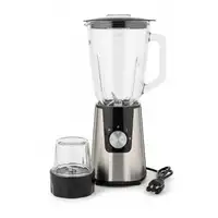 Licuadora Klack 600W con Molinillo y Jarra Cristal 1.5L