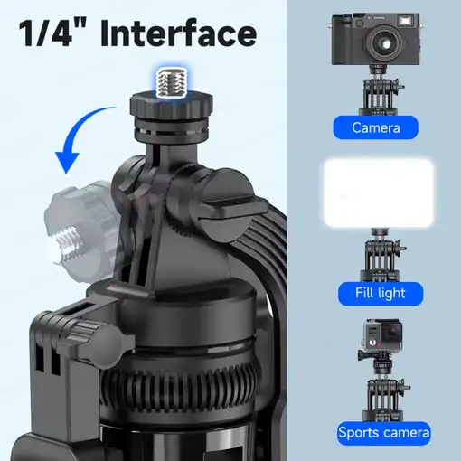 Trípode Gimbal Klack C16 AI con Seguimiento Facial y Control Remoto