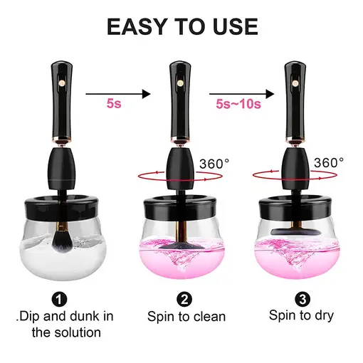 Kit de Limpieza y Secado Klack para Brochas de Maquillaje