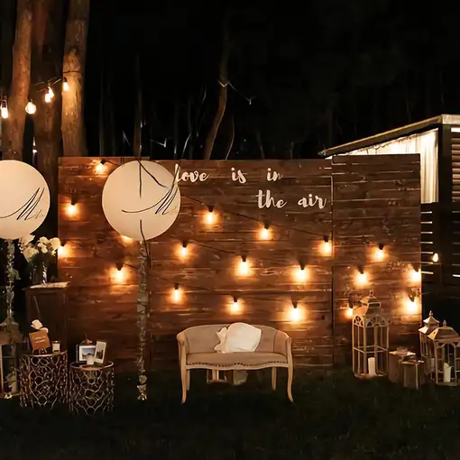 Guirnalda Solar Klack LED Vintage 5 m para Exterior e Interior