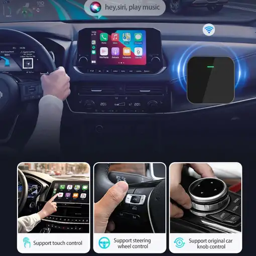 Adaptador Inalámbrico Klack para CarPlay y Android Auto Bluetooth 5.0