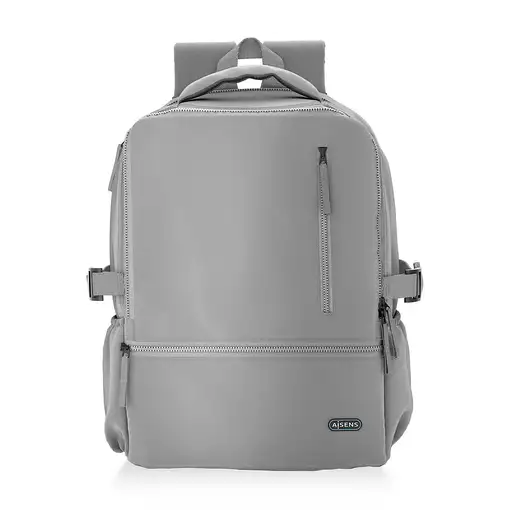 AISENS Mochila Deportiva Repelente Al Agua Para Portatil 15.6, Gris