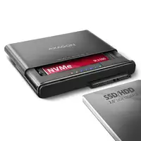 Axagon ADSA-CC USB-C 10Gbps - NVMe M.2 SSD & SATA 2.5/3.5 SSD/HDD CLONE MASTER 2 - Axagon ADSA-CC USB-C 10Gbps - NVMe M.2 SSD & SATA 2.5/3.5 SSD/HDD CLONE MASTER 2 -