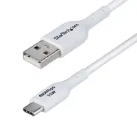 StarTech.com Cable de Carga USB-A a USB-C Blanco de 2m - Cable de Carga USB Tipo C StarTech.com Cable de Carga USB-A a USB-C Blanco de 2m - Cable de Carga USB Tipo C